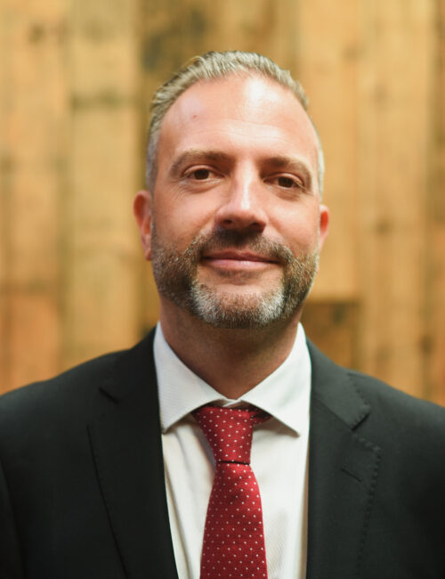 A headshot image of David Hollingsworth smiling towards the camera.