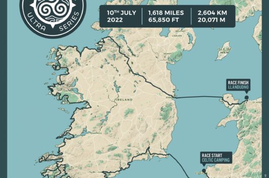 The Pan Celtic 2022 race route